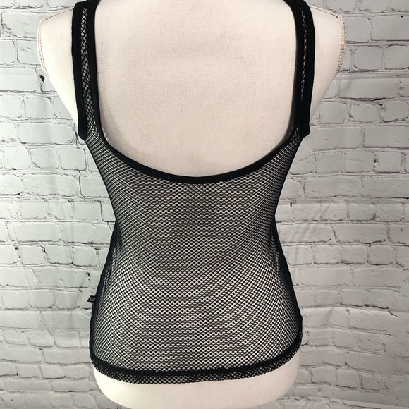 FABLETICS Tank Top Mesh Black-Small - Picture 3 of 3